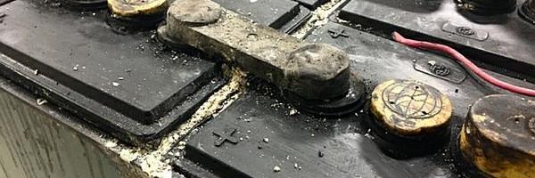 Corrosion on Battery