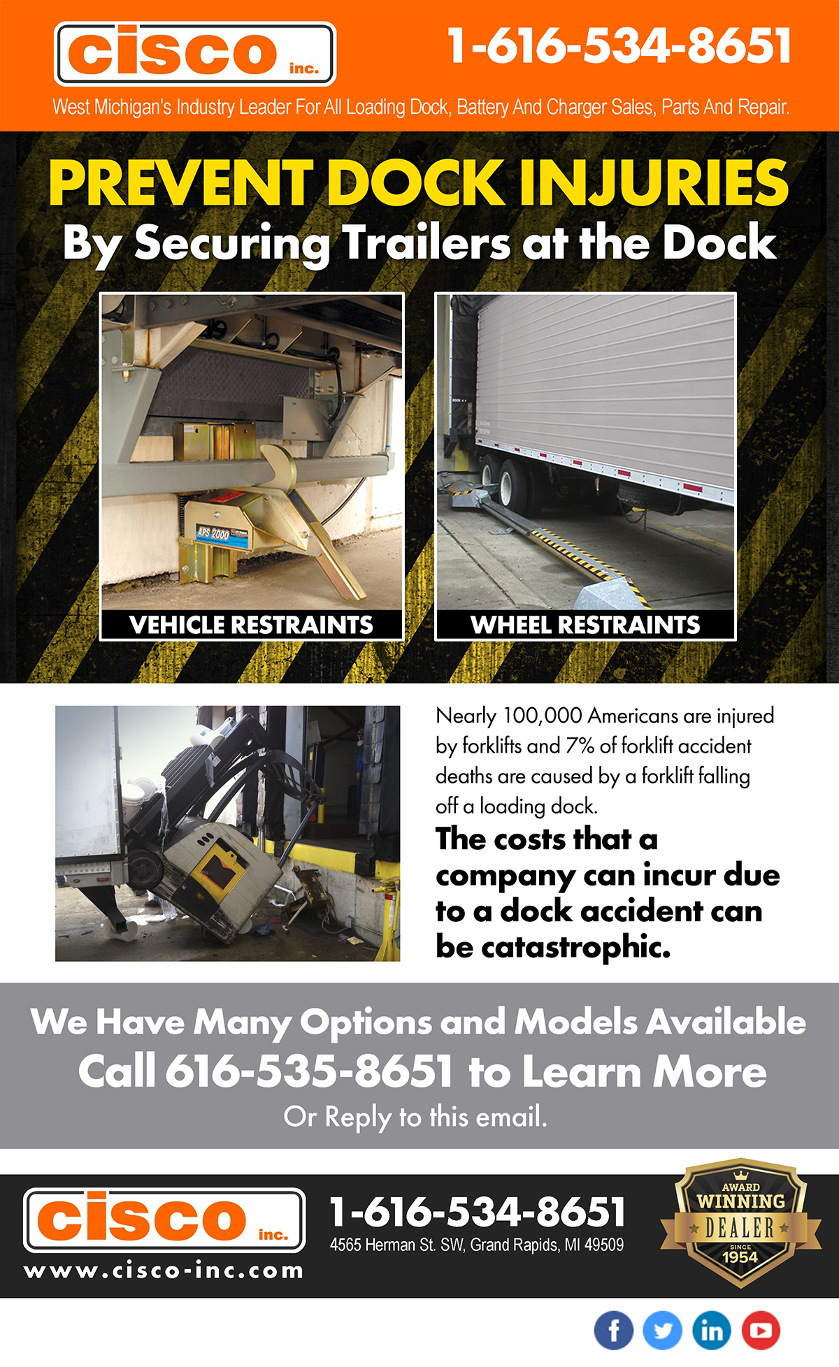 Prevent Dock Injuries by Securing Trailers at the Dock